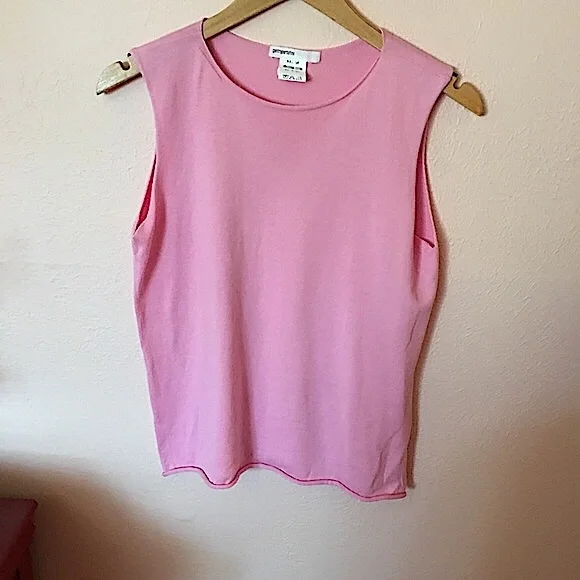 Vintage 90 Y2K gentryportofino Unique Barbiecore Retro Pink Cardigan Sweater Set - Picture 16 of 16